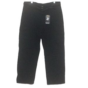 🌞 NWT Beverly Hills Polo Club black Cargo Pants deep pockets 42”W x 30”L